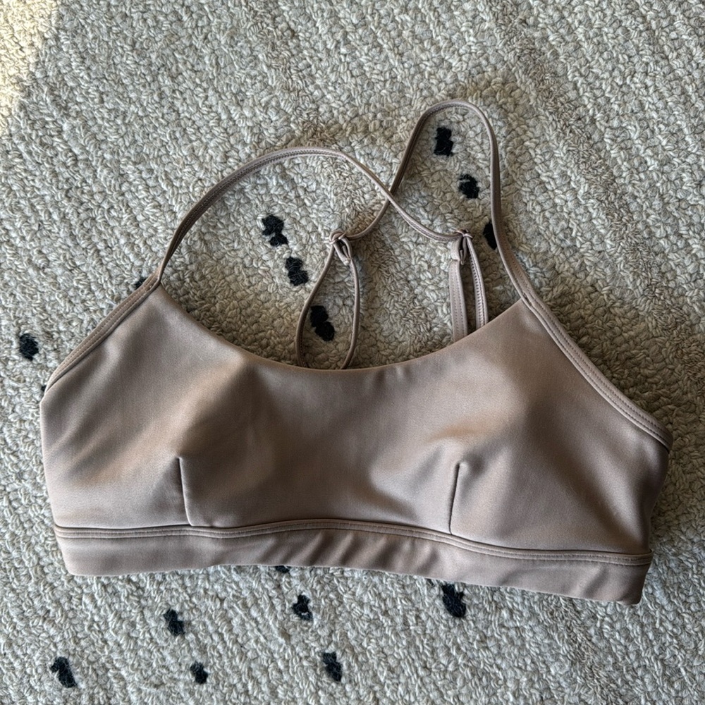 Alo yoga taupe bra S